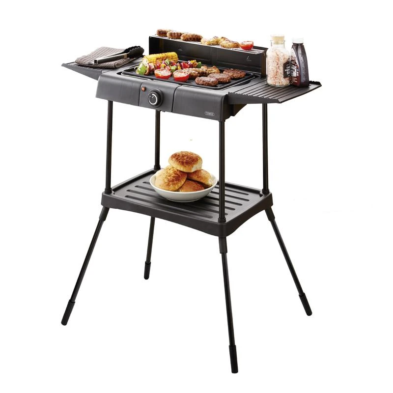 Tower Standing Electric BBQ Grill - Black 1 Tower Standing Electric BBQ Grill - Black
