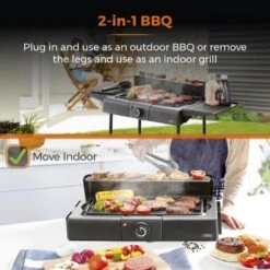 Tower Standing Electric BBQ Grill - Black 13 Tower Standing Electric BBQ Grill - Black -Home Furnishing Serie Shop T14049BMR 03