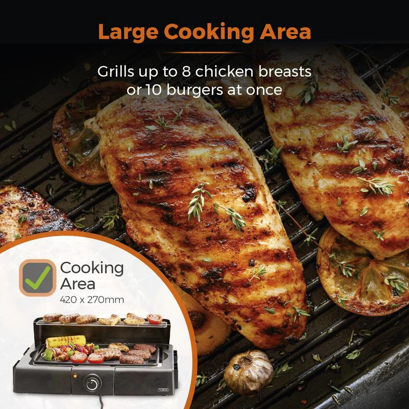 Tower Standing Electric BBQ Grill - Black 7 Tower Standing Electric BBQ Grill - Black - Image 7