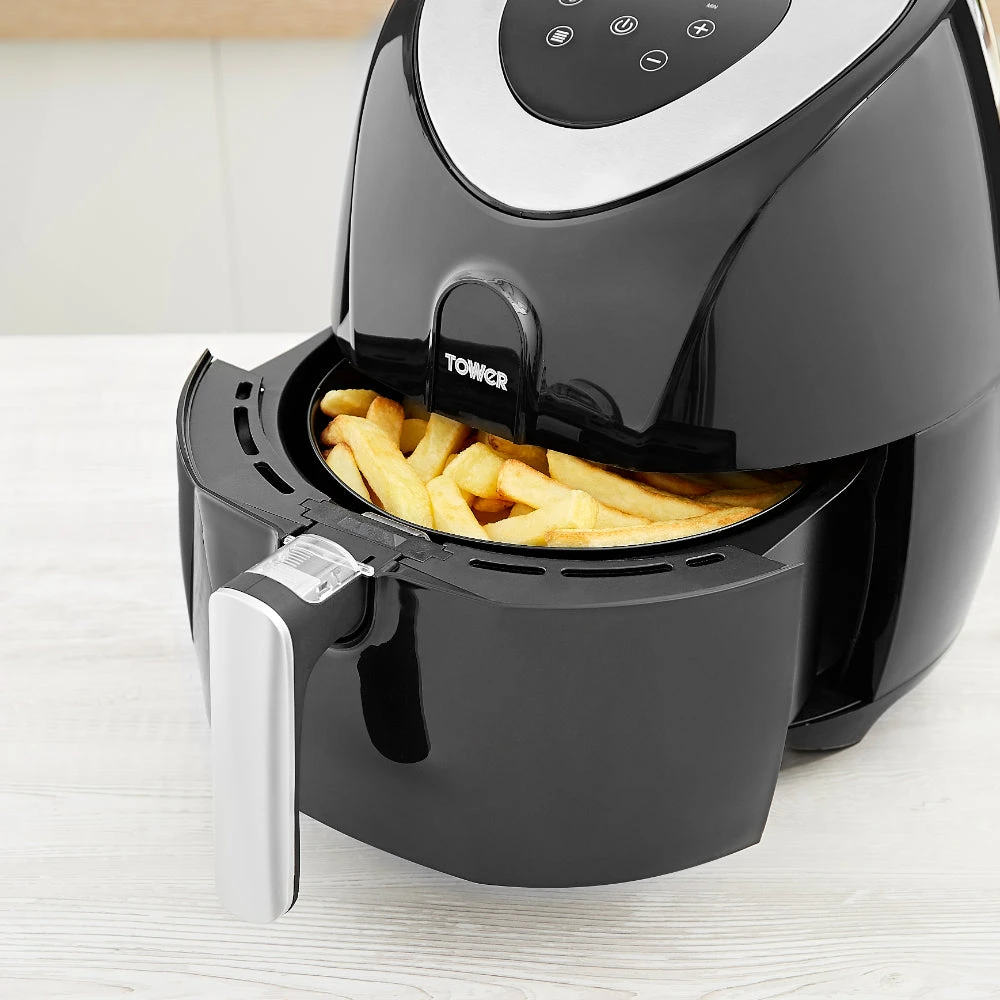 Tower Vortx Digital Air Fryer 4.3L - Black 4 Tower Vortx Digital Air Fryer 4.3L - Black - Image 4