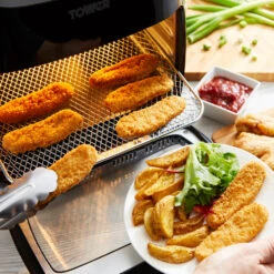 Tower Vortx Manual Air Fryer Oven 11L - Black -Home Furnishing Serie Shop T17038002 04 254fff79 2fee 45e2 96b8 0f8d4d0bf726