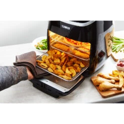 Tower Vortx Manual Air Fryer Oven 11L - Black -Home Furnishing Serie Shop T17038 LS1