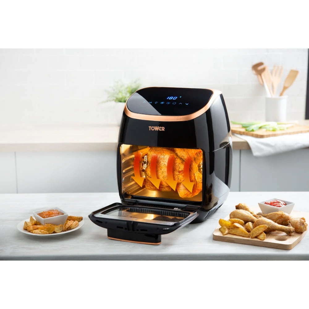 Tower Vortx Air Fryer Oven 11L - Black 12 Tower Vortx Air Fryer Oven 11L - Black - Image 12