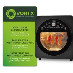 Tower Vortx Air Fryer Oven 14.5L - Black 24 Tower Vortx Air Fryer Oven 14.5L - Black -Home Furnishing Serie Shop T17051BLK 03
