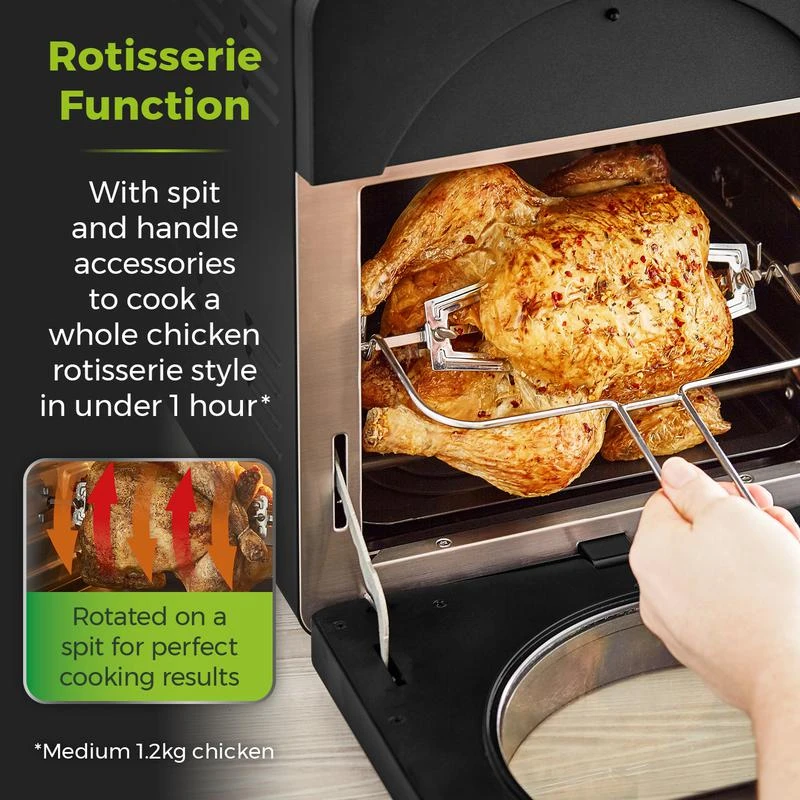 Tower Vortx Air Fryer Oven 14.5L - Black 7 Tower Vortx Air Fryer Oven 14.5L - Black - Image 7