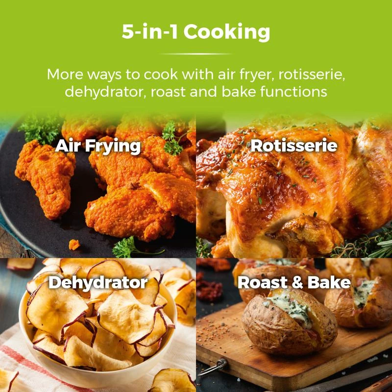 Tower Vortx Air Fryer Oven 14.5L - Black 4 Tower Vortx Air Fryer Oven 14.5L - Black - Image 4