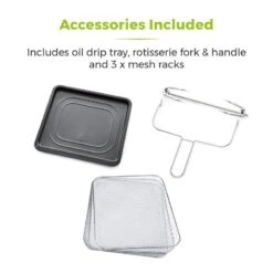 Tower Vortx Air Fryer Oven 14.5L - Black 21 Tower Vortx Air Fryer Oven 14.5L - Black -Home Furnishing Serie Shop T17051BLK 11