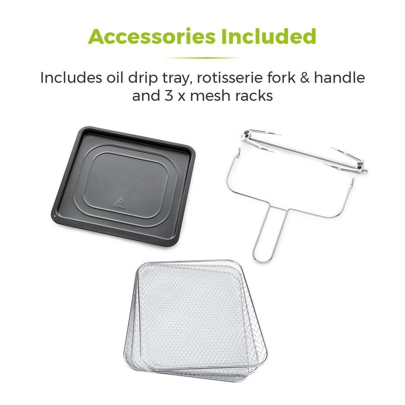 Tower Vortx Air Fryer Oven 14.5L - Black 9 Tower Vortx Air Fryer Oven 14.5L - Black - Image 9