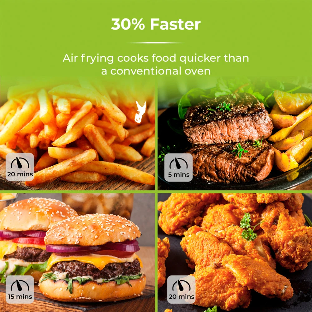 Tower Smokeless Grill 5.6L 5in1 - Black 4 Tower Smokeless Grill 5.6L 5in1 - Black - Image 4