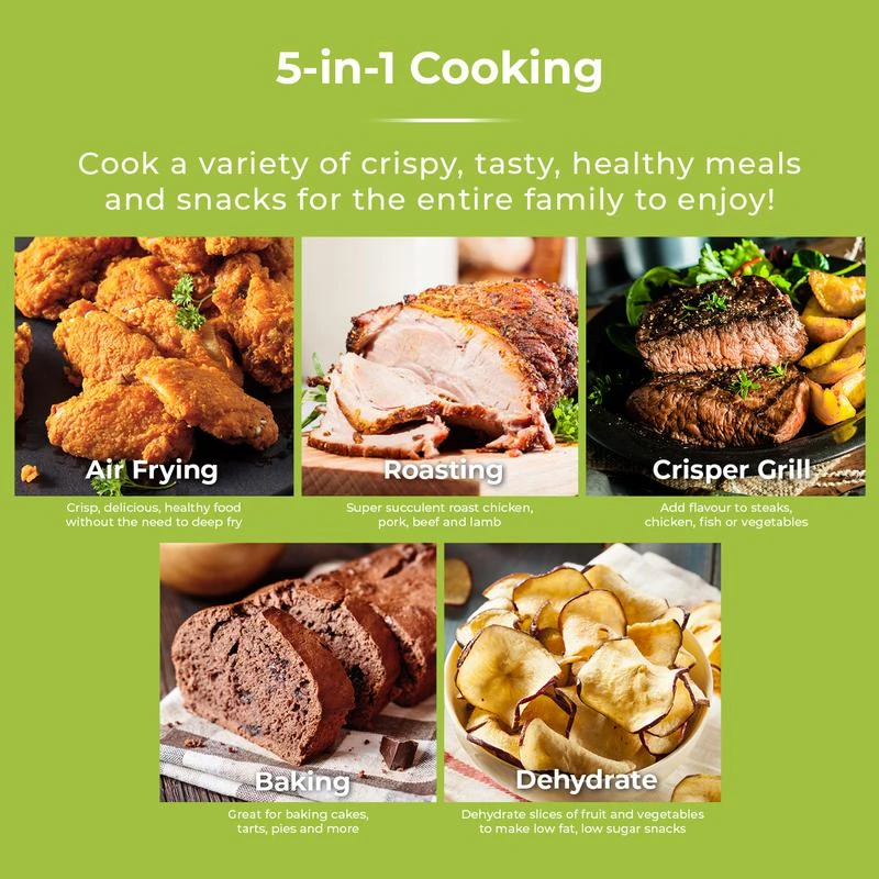 Tower Smokeless Grill 5.6L 5in1 - Black 13 Tower Smokeless Grill 5.6L 5in1 - Black - Image 13