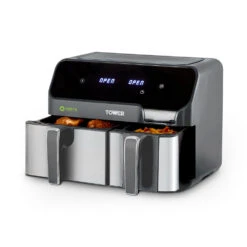 Tower Vortx Eco Duo Basket Air Fryer 8.5L - Grey 24 Tower Vortx Eco Duo Basket Air Fryer 8.5L - Grey -Home Furnishing Serie Shop T17099 07