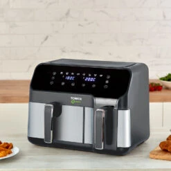 Tower Vortx Eco Duo Basket Air Fryer 8.5L - Grey 21 Tower Vortx Eco Duo Basket Air Fryer 8.5L - Grey -Home Furnishing Serie Shop T17099 14