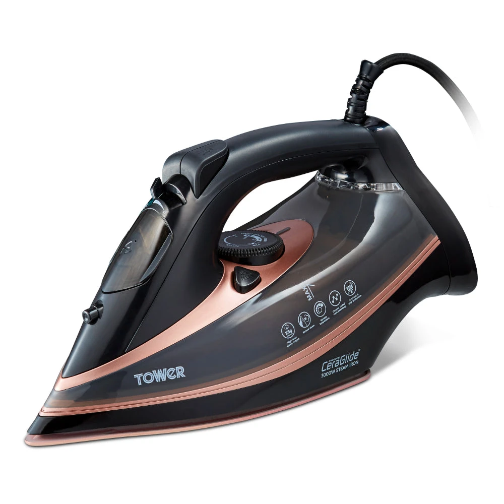 Tower Ceraglide Iron 3100w - Blush Pink 12 Tower Ceraglide Iron 3100w - Blush Pink - Image 12