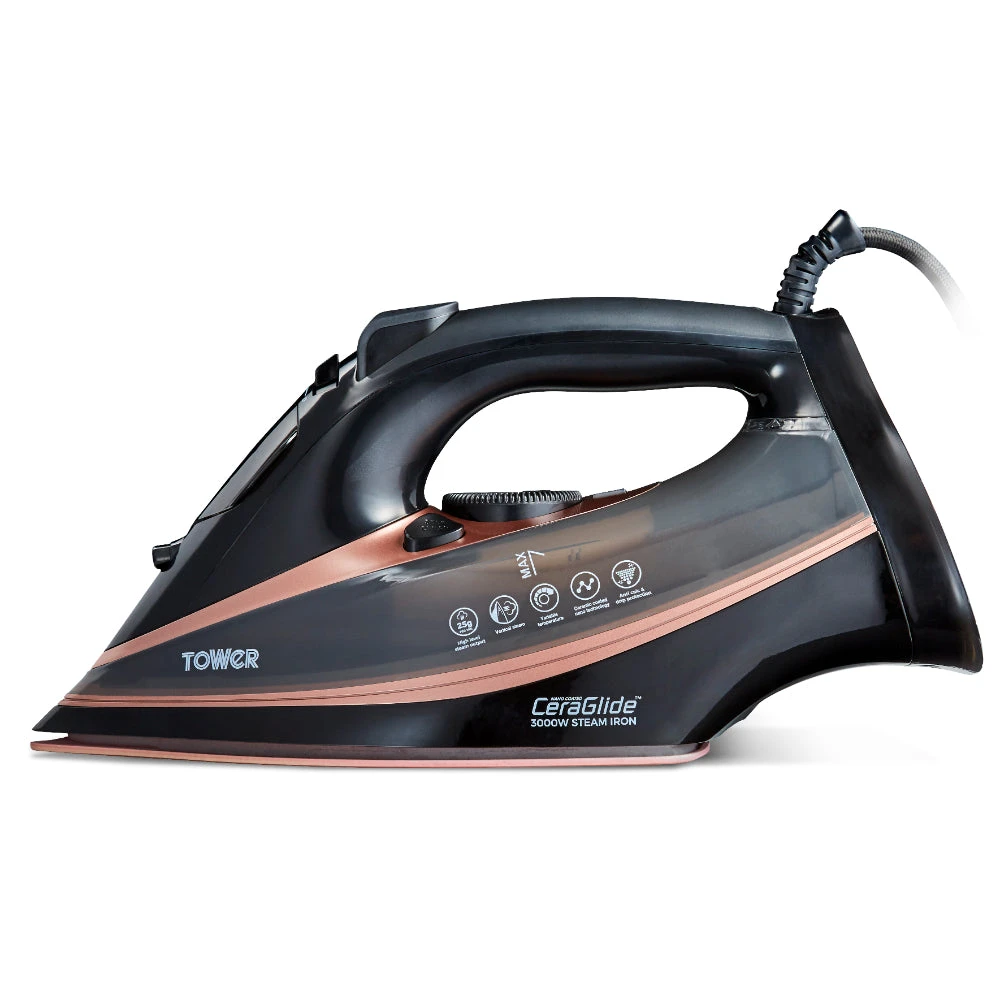 Tower Ceraglide Iron 3100w - Blush Pink 2 Tower Ceraglide Iron 3100w - Blush Pink - Image 2
