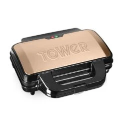 Tower Deep Fill Sandwich Maker 900w - Rose Gold