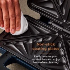 Tower Cavaletto 900W Sandwich Maker - Midnight Blue 13 Tower Cavaletto 900W Sandwich Maker - Midnight Blue -Home Furnishing Serie Shop T27036MNB 05