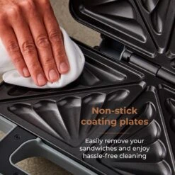 Tower Cavaletto 900W Sandwich Maker - Grey 13 Tower Cavaletto 900W Sandwich Maker - Grey -Home Furnishing Serie Shop T27036RGG 05