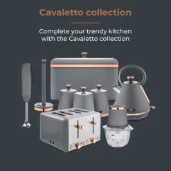 Tower Cavaletto 900W Sandwich Maker - Grey 15 Tower Cavaletto 900W Sandwich Maker - Grey -Home Furnishing Serie Shop T27036RGG 07