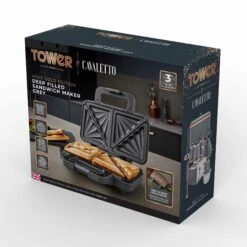Tower Cavaletto 900W Sandwich Maker - Grey 17 Tower Cavaletto 900W Sandwich Maker - Grey -Home Furnishing Serie Shop T27036RGG 09