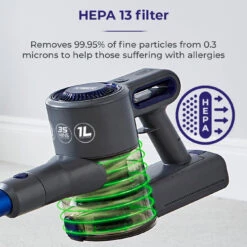 Tower VL40 Pro Pet 22.2V Cordless 3-IN-1 DC Vacuum Cleaner - Blue 21 Tower VL40 Pro Pet 22.2V Cordless 3-IN-1 DC Vacuum Cleaner - Blue -Home Furnishing Serie Shop T513004 09