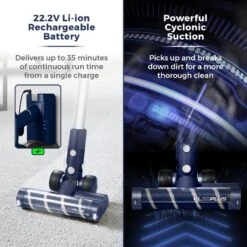 Tower VL35 Pro Cordless Vacuum Cleaner - Blue 14 Tower VL35 Pro Cordless Vacuum Cleaner - Blue -Home Furnishing Serie Shop T513008 04