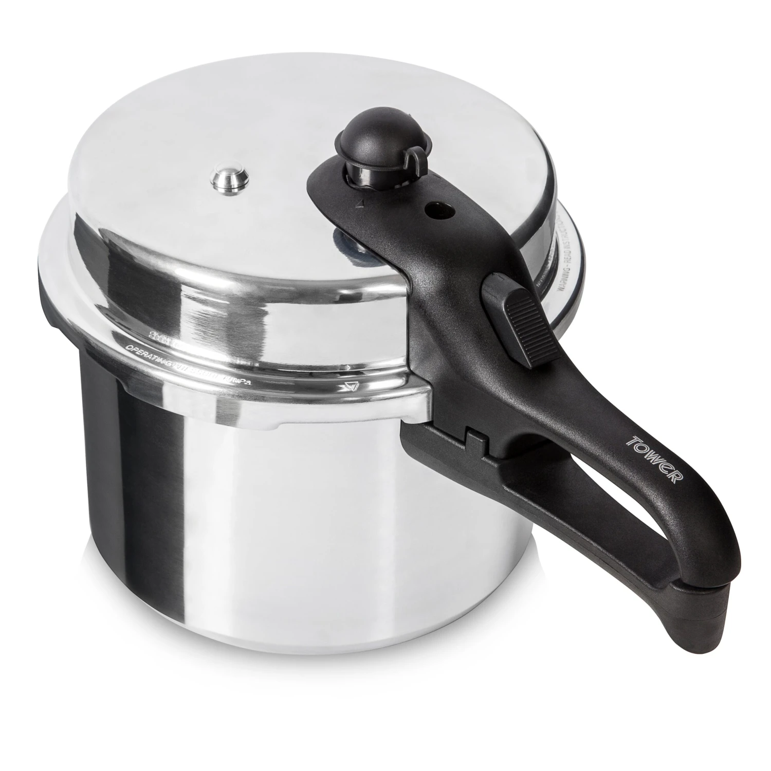 Tower High Dome 6 Litre Pressure Cooker - Silver 1 Tower High Dome 6 Litre Pressure Cooker - Silver