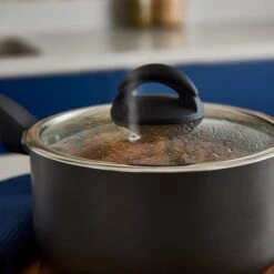 Tower Cerasure 3 Piece Saucepan Set Graphite - Grey 10 Tower Cerasure 3 Piece Saucepan Set Graphite - Grey -Home Furnishing Serie Shop T80302 03