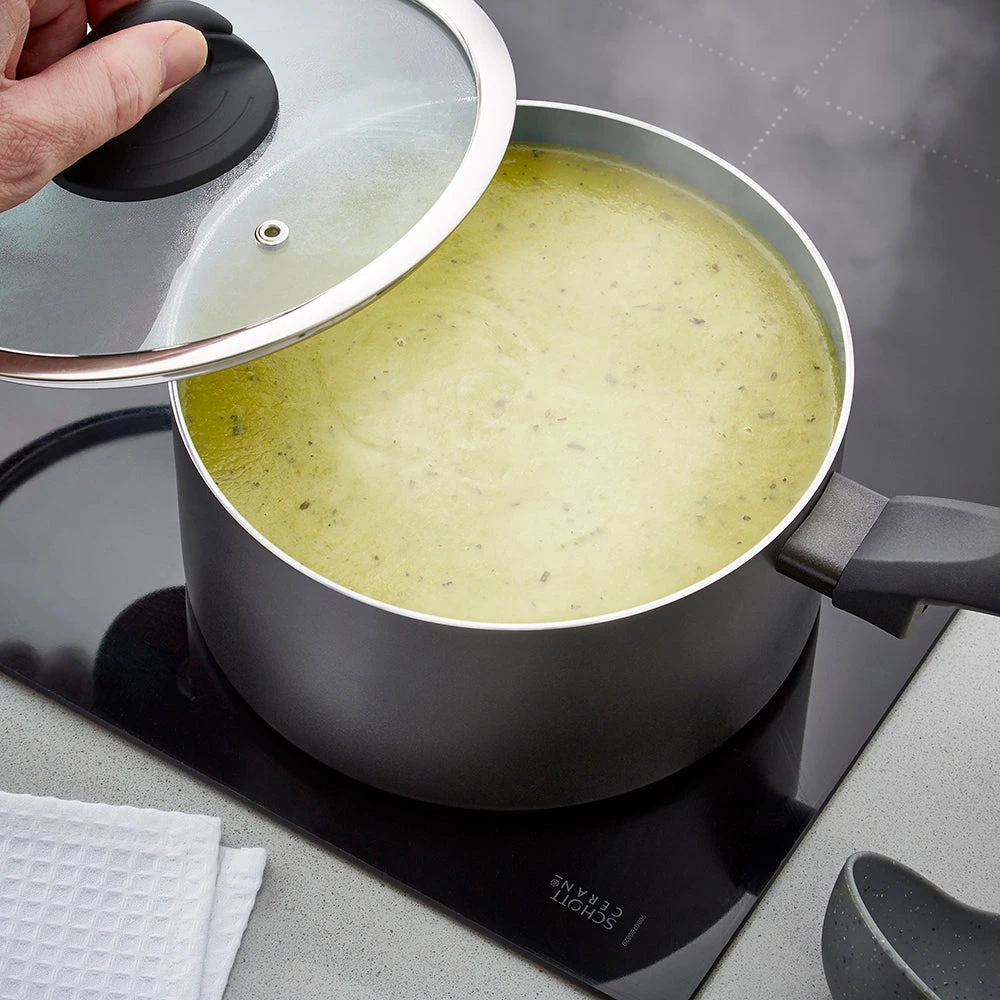 Tower Cerasure Non-Stick Saucepan - Grey 3 Tower Cerasure Non-Stick Saucepan - Grey - Image 3
