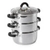 Tower Steamer 3 Tier 18cm - Steel
