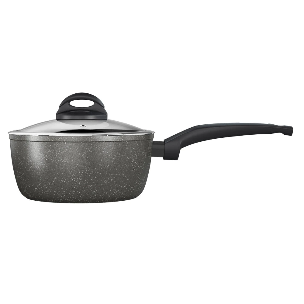 Tower Cerastone 3 Piece Saucepan Set - Black 5 Tower Cerastone 3 Piece Saucepan Set - Black - Image 5