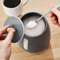 Tower Scandi Set Of 3 Canisters - Grey 13 Tower Scandi Set Of 3 Canisters - Grey -Home Furnishing Serie Shop T826031G 03