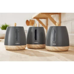Tower Scandi Set Of 3 Canisters - Grey 10 Tower Scandi Set Of 3 Canisters - Grey -Home Furnishing Serie Shop T826031G 07