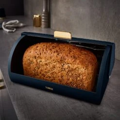 Tower Empire Roll Top Bread Bin - Blue 15 Tower Empire Roll Top Bread Bin - Blue -Home Furnishing Serie Shop T826090MNB 02