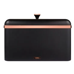 Tower Cavaletto Bread Bin Black - Black