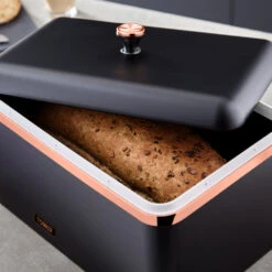 Tower Cavaletto Bread Bin Black - Black -Home Furnishing Serie Shop T826130BLK 02