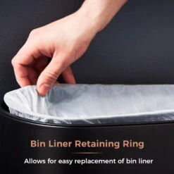 Tower Square Sensor Bin 58L - Black 14 Tower Square Sensor Bin 58L - Black -Home Furnishing Serie Shop T838010BLK 05