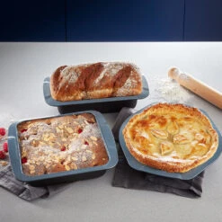 Tower Cerasure 3 Piece Baking Tray - Grey 11 Tower Cerasure 3 Piece Baking Tray - Grey -Home Furnishing Serie Shop T843073 05