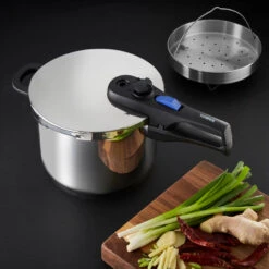 Tower Express 6 Litre Stainless Steel Pressure Cooker 22cm - Silver -Home Furnishing Serie Shop T920004S6L 09