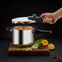 Tower Express 6 Litre Stainless Steel Pressure Cooker 22cm - Silver -Home Furnishing Serie Shop T920004S6L 10