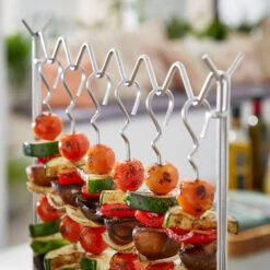 Tower BBQ Hanging Skewers With Stand 6 Piece -Home Furnishing Serie Shop T932012 03