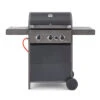 Tower Stealth 3000 Three Burner BBQ W/ Side Burner - Black