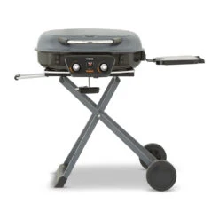 Tower Tourer Two Burner Portable Gas BBQ - Grey