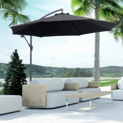 Outsunny Cantilever Banana Parasol 3m - Black 22 Outsunny Cantilever Banana Parasol 3m - Black -Home Furnishing Serie Shop TAl6ff182a12c6128 jpg