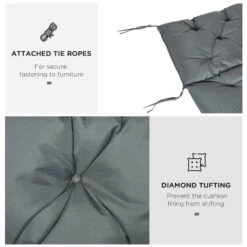 Outsunny Bench Cushion 3 Seater - Dark Grey 18 Outsunny Bench Cushion 3 Seater - Dark Grey -Home Furnishing Serie Shop Ug9b10186cb529bc8 jpg