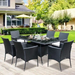 Outsunny Rattan Garden Furniture Dining Set 7 Piece - Black 10 Outsunny Rattan Garden Furniture Dining Set 7 Piece - Black -Home Furnishing Serie Shop Untitleddesign 6 c0d7f7c8 e46c 4018 87fd 771fa0148c57