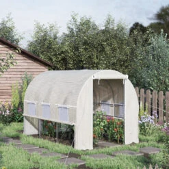 Outsunny Greenhouse Polytunnel 3x2x2m - White 21 Outsunny Greenhouse Polytunnel 3x2x2m - White -Home Furnishing Serie Shop V0k6ff1859a21e892 jpg
