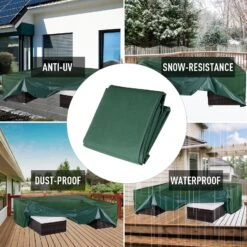 Outsunny Furniture Cover - Green 13 Outsunny Furniture Cover - Green -Home Furnishing Serie Shop V73c9e17dc32f5f5b