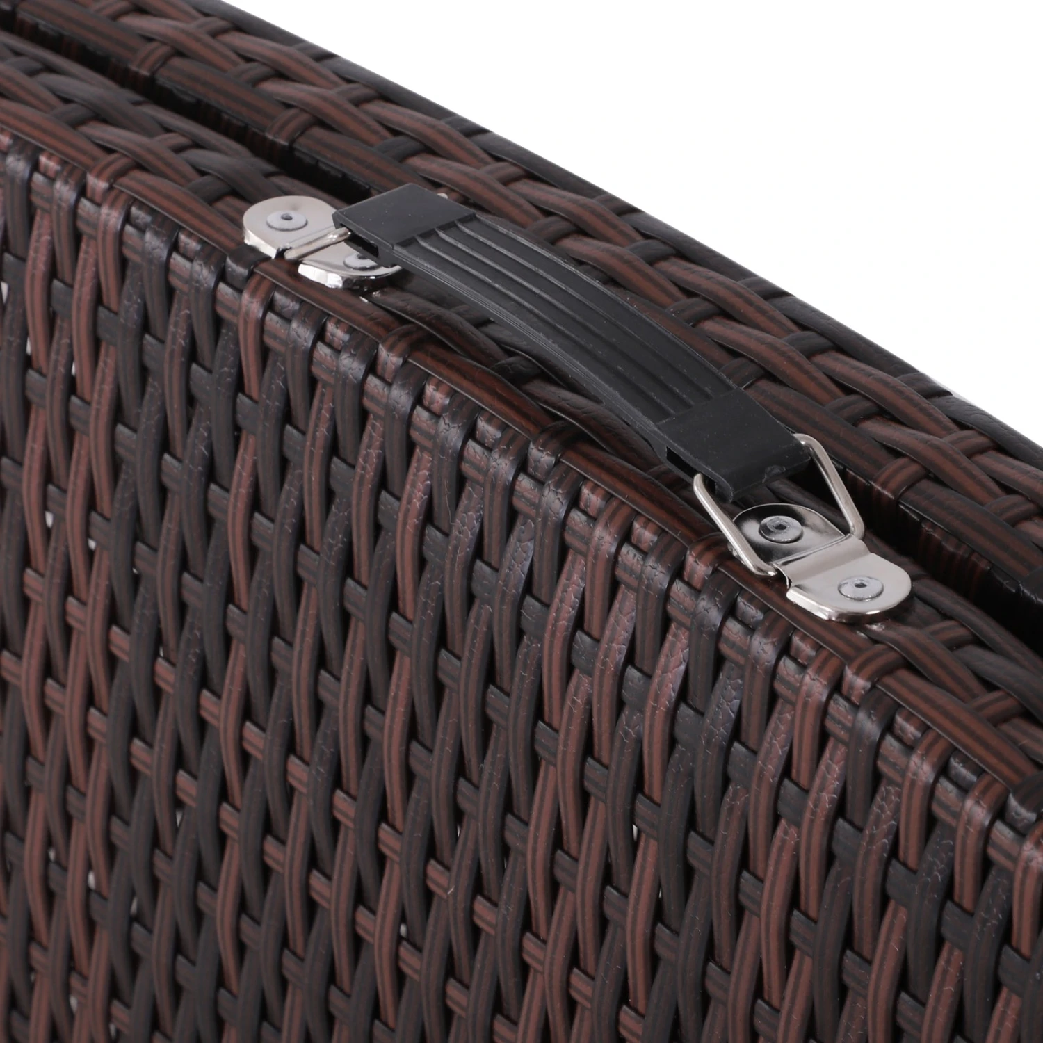 Outsunny Rattan Single Lounger - 7 Outsunny Rattan Single Lounger - - Image 7