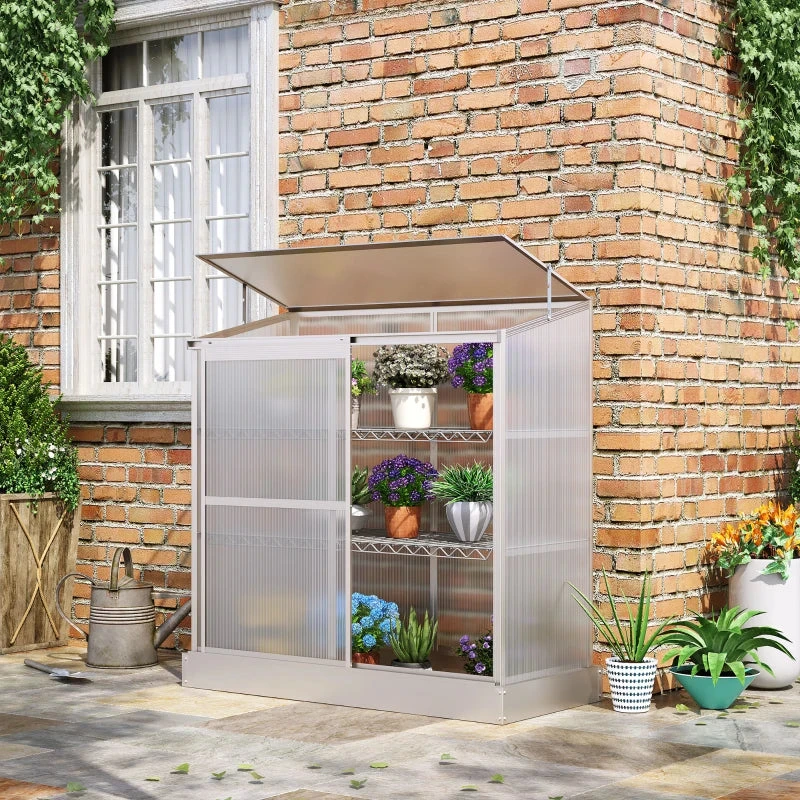 Outsunny Sun Plate 3-Tier Greenhouse 10 Outsunny Sun Plate 3-Tier Greenhouse - Image 10