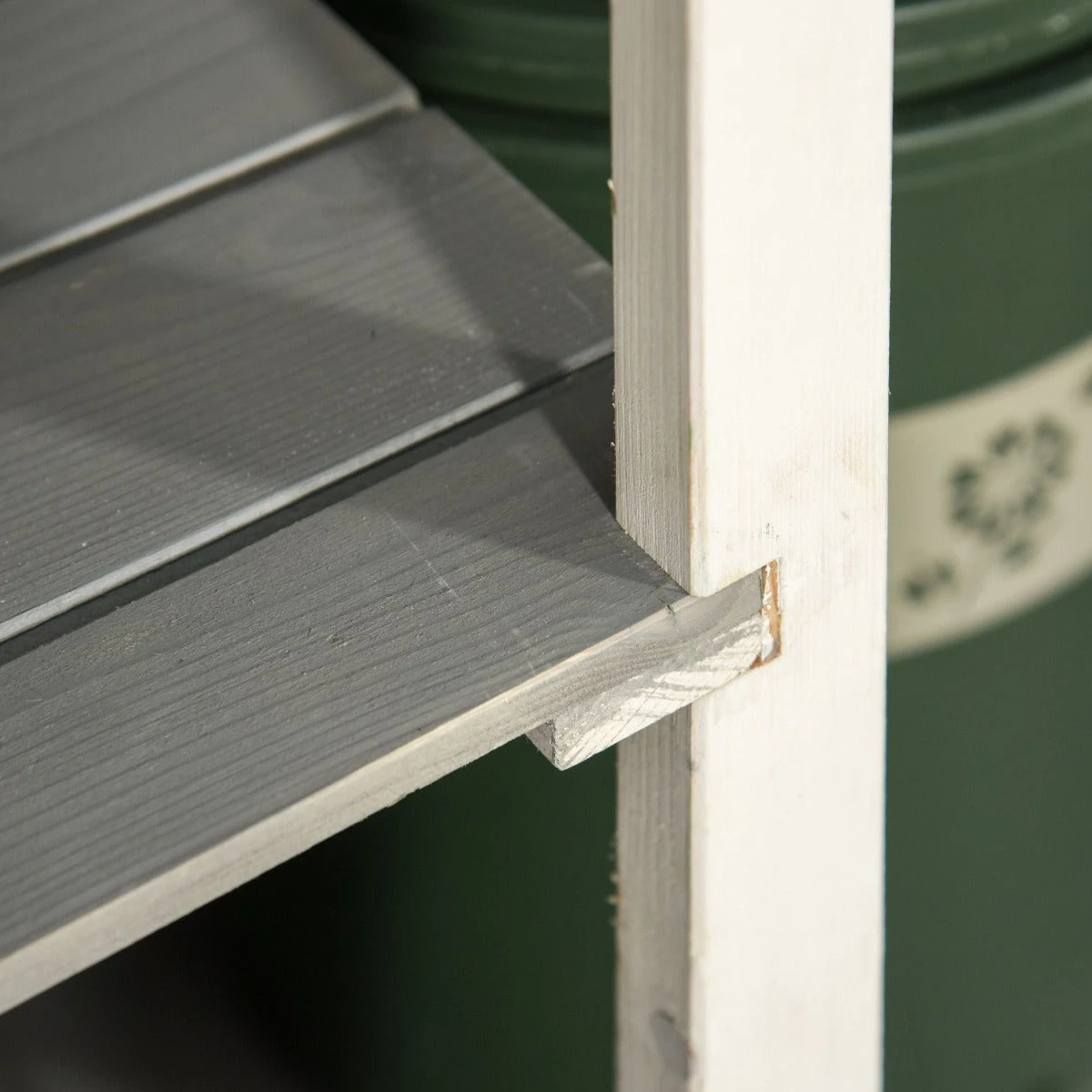 Outsunny Garden Storage Shed - Grey 8 Outsunny Garden Storage Shed - Grey - Image 8